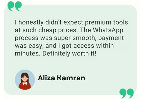 I needed Adobe and Udemy, and Accessly provided them at a very affordable price. Fast support, clear steps, and instant access. Everything worked perfectly. (1)